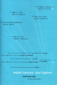 catalogue exposition collective, mulhouse, marie frier, artistes rhone alpes