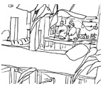 Marie Frier, artiste, dessin