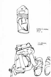 Marie frier, dessin_venise_sacs