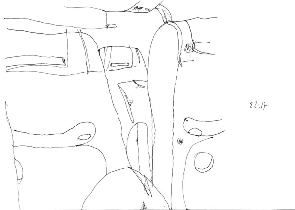 Marie Frier, artiste, dessin