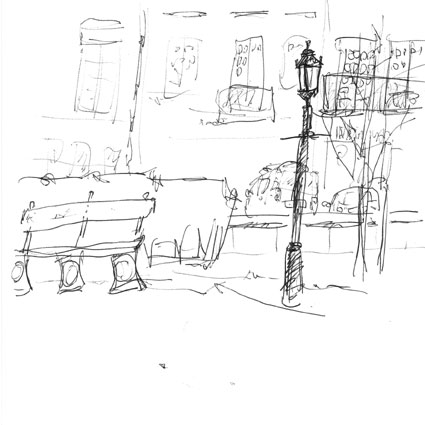 Marie Frier, artiste, dessin